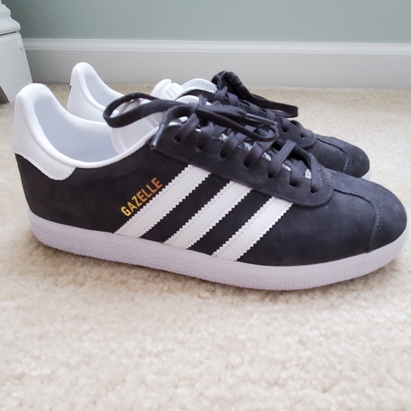 adidas Shoes - Size 8 Adidas Gazelles charcoal gray, like new